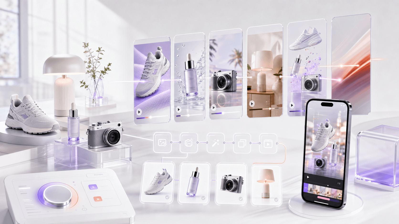 Multi-format product launch campaign
